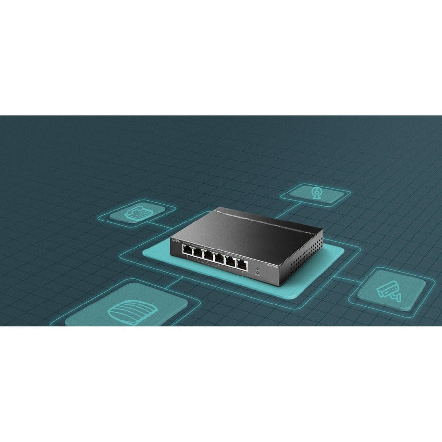 TP-LINK SWITCH DESK 6-PTOS CON 4 POE+