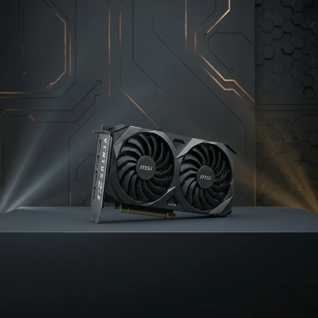 MSI TARJETA DE VIDEO GEFORCE RTX 3050 VENTUS 2X 6G OC 6GB GDDR6 96-BIT PCIE GEN4 X16(X8) BOOST 1492MHZ 1X DP 2X HDMI - (GeForce RTX 3050 VENTUS 2X 6G OC)
