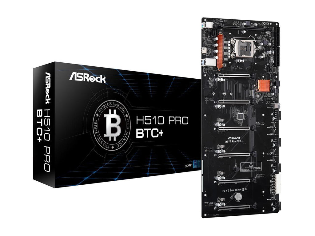 [90MXBGL0A0UAYZ] ASROCK TARJETA MADRE H510 PRO BTC INTEL S1200 10TH-11TH GEN 6 PCIE (90-MXBGL0-A0UAYZ)