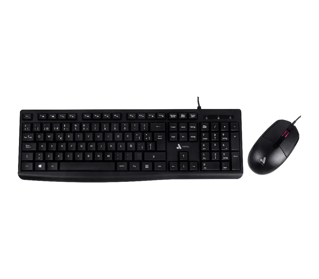 [K11] ASTRA TECLADO Y MOUSE ALAMBRICO USB K11 NEGRO