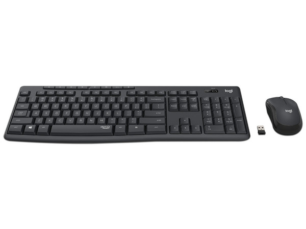 LOGITECH COMBO TECLADO MOUSE MK295 SILENT WIRELESS NEGRO ESP