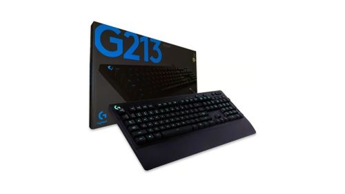 LOGITECH TECLADO G213 PRODIGY GAMING ALAMBRICO USB RGB LIGHTSYNC NEGRO INGLES (920-008084)
