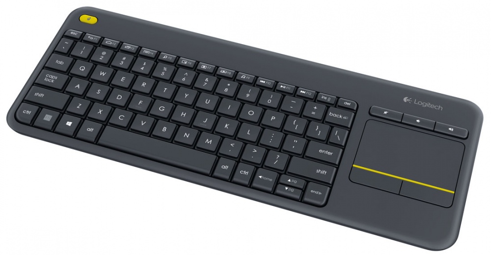 LOGITECH TECLADO K400 PLUS INALAMBRICO C/TOUCHPAD NEGRO (920-007123)