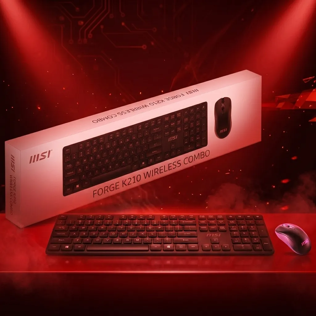 MSI COMBO DE TECLADO Y MOUSE FORGE K210 INALAMBRICO