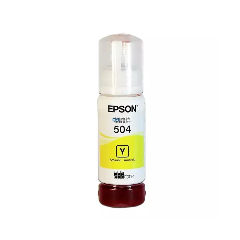 EPSON BOTELLA DE TINTA AMARILLA T504 70ML  L4150, L4160, L4260-L6161, L6171, L6191