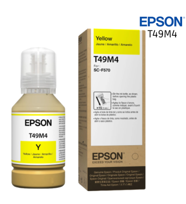 EPSON BOTELLA DE TINTA T49 SUBLIMACION AMARILLA 140ML