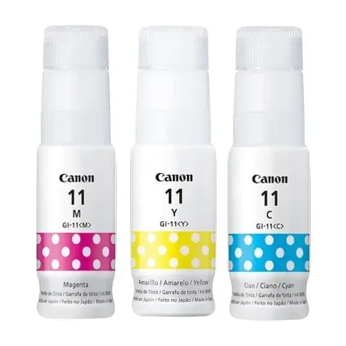 CANON KIT DE TINTA GI11NEGRO AMARILLO AZUL ROJO