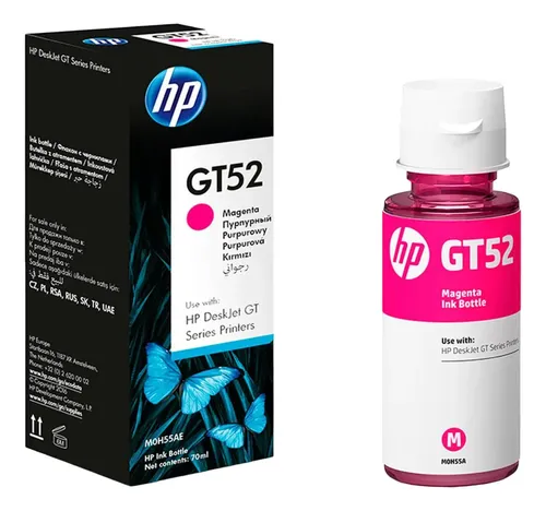HP BOTELLA DE TINTA GT52 ROJO IMP 520, 580, 530, 720, 750, 790 (M0H55AL)