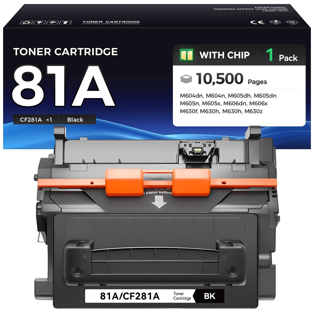 HP TONER 81A NEGRO
