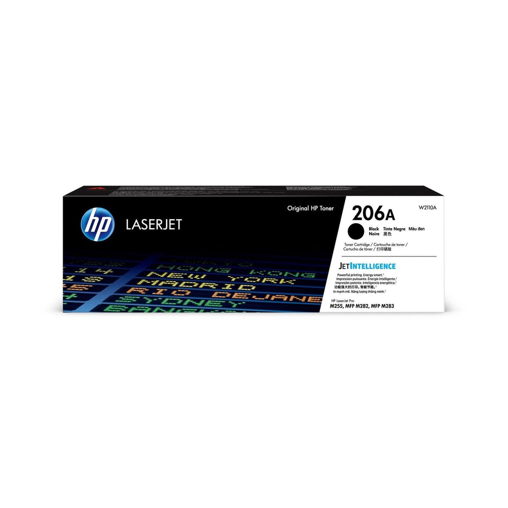 HP TONER IMP LASERJET 206A M255, M282 NEGRO W2110A