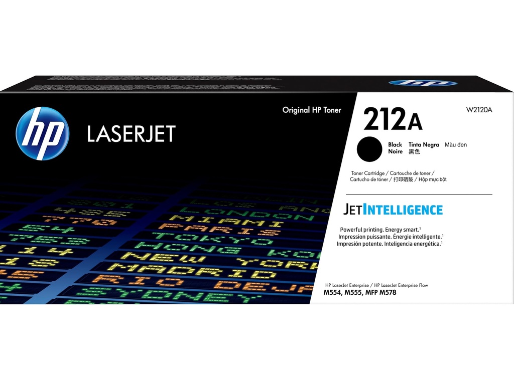 HP TONER LASERJET 212A  NEGRO IMP M554, M555, M578