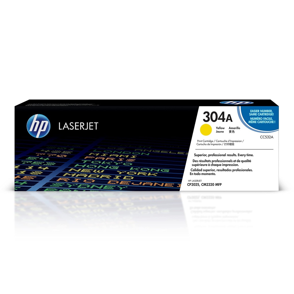 HP TONER LASERJET 304A AMARILLO CM2320n CM2320nf (CC532A)