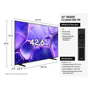 SAMSUNG TELEVISOR 43U8000F 43" 4K UHD LED SMART