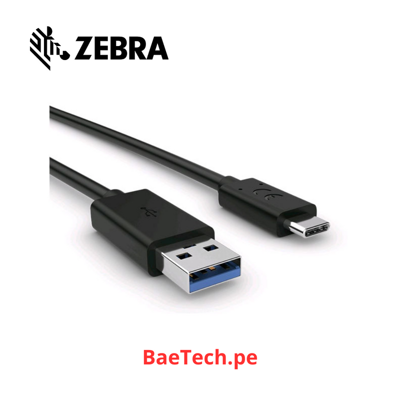 ZEBRA CABLE DE COMUNICACIONES  USB C A USB A  1M