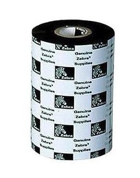 ZEBRA CINTA RIBBON DE CERA PARA IMPRESORA 1600 WAX  83mmx450m (3.27inx1476ft) BOX/18PZAS